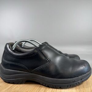 Dansko Wayne Loafers Clogs Shoes Men's Size 44 EU 10.5 US Black Leather Slip On